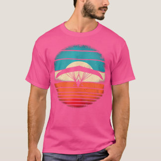 ハンググライダーの夕陽 Tシャツ