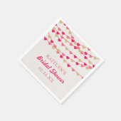 ハングストリングラブハーツ ブライダルシャワー スタンダードカクテルナプキン (角)