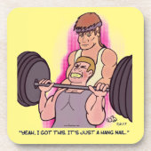 ハングネイルコースターイエロー コースター (正面)