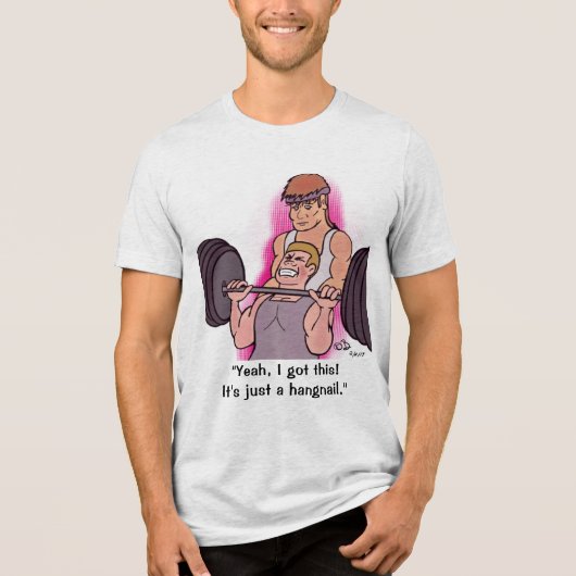 ハングネイルメンズ トライブレンドＴシャツ (正面)