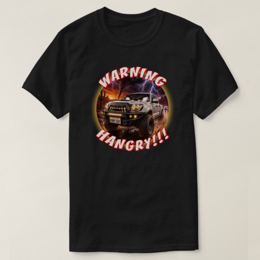 ハングリトラック Tシャツ (デザイン正面)