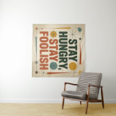 ハングリーであれ、愚か者であれ タペストリー (インサイチュ(横))