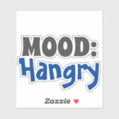 ハングリーはムード |ビニールカスタムカットのシール シール (シート)