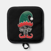 ハングリーエルフ家族おそろいクリスマス 鍋敷き (正面)
