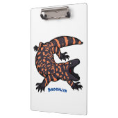 ハングリーギラモンスタントリザード漫画イラストレーション クリップボード (左)