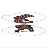 ハングリーギラモンスタントリザード漫画イラストレーション ミニバスケットボール (パネル)