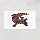 ハングリーギラモンスタントリザード漫画イラストレーション 名刺 (裏面)