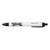 ハングリーギラモンスタントリザード漫画イラストレーション 黒ボールペン (ボトム)