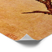 ハングリーブランチの白いターレドーブ、チェンティン ポスター (角)