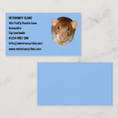 ハングリーラットのカスタマイズ可能な名刺 名刺 (正面/裏面)