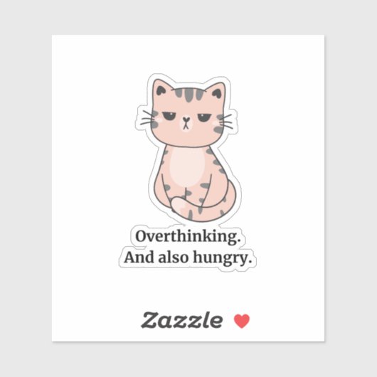 ハングリー猫 シール (シート)