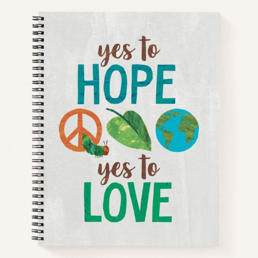 ハングリー・ケータピラー | 希望にイエス ノートブック (正面)