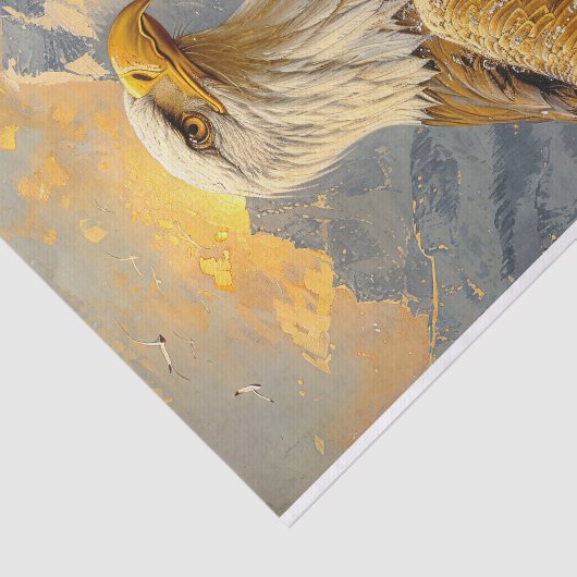 ハングルイーグルの水の色の山々のデコページ 薄葉紙 (詳細)