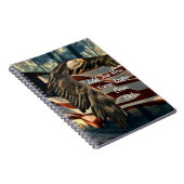 ハングルイーグルアメリカ国旗の国のロードノート ノートブック (右側)