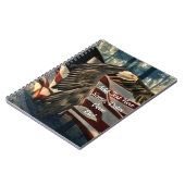 ハングルイーグルアメリカ国旗の国のロードノート ノートブック (左側)