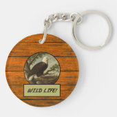 ハングルイーグルウッドグレインアクリルキーチェーン キーホルダー (裏面)