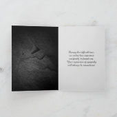 ハングルイーグルオンフラッグ感謝してい悔やみや弔慰ユー カード (内部)