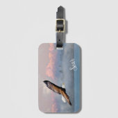 ハングルイーグルソーアースマウンテン感動的自然 ラゲッジタグ (正面縦)