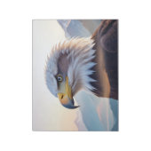 ハングルイーグルダブル露出動物自然ウィルヌ ノートパッド (回転)