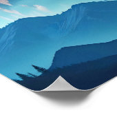 ハングルイーグルダブル露出動物自然ウィルヌ ポスター (角)