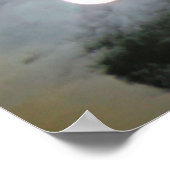 ハングルイーグルフルムーンナイトスカイファンタジー ポスター (角)