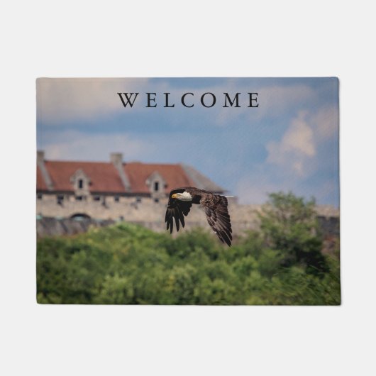 ハングルイーグル通り砦ティコンデロガ ドアマット (正面)