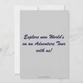 ハングルイーグル&ウォーターフォールズ招待状カード 招待状 (裏面)