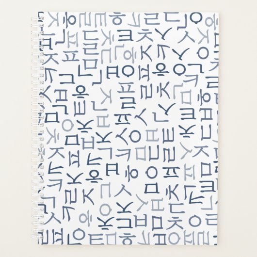 ハングル プランナー手帳 (正面)