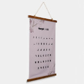 ハングル/한글 吊り下げ型タペストリー (傾斜あり)