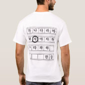 ハングルTシャツSa Tシャツ (裏面)