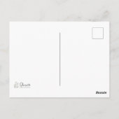 ハング・イン・ゼア 多肉植物 ポストカード (裏面)