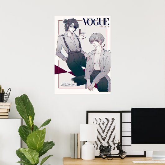 ハンゲ・ゾエとエレーナによるタイタン攻撃 ポスター (ホームオフィス)