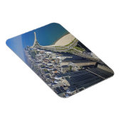 ハンコックから見たアメリカ、イリノイ、シカゴの海岸 マグネット (右側)