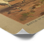 ハンコックアットゲティスバーグby Thure de Thulstrup ポスター (角)