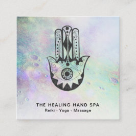 *～*ハンサの手の虹の月のファティマ・クレーター スクエア名刺