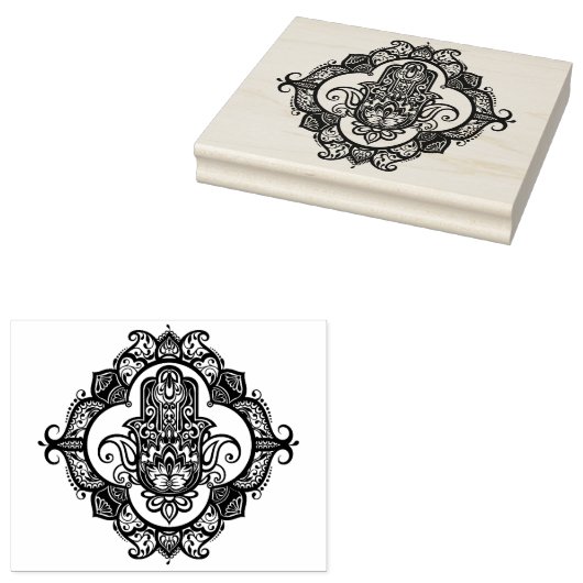 ハンサアンドエスニックオーナメントドードル ラバースタンプ (押印)