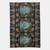 ハンサハンドオブファティマオーナメント キッチンタオル (縦)