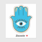 ハンサハンドギリシャ悪のアイブルー シール (シート)