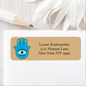 ハンサハンドギリシャ悪のアイブルー ラベル (インサイチュ)