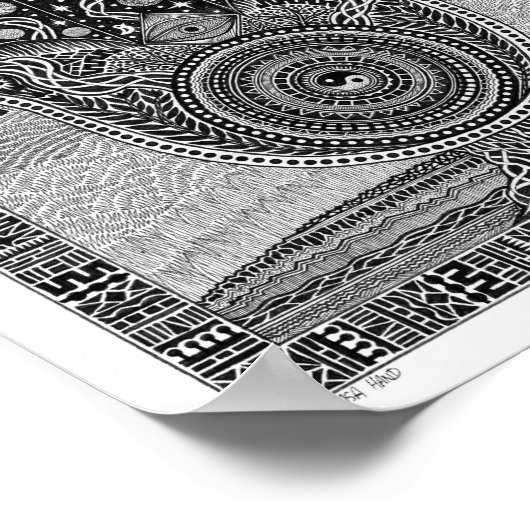 ハンサハンド ポスター (角)