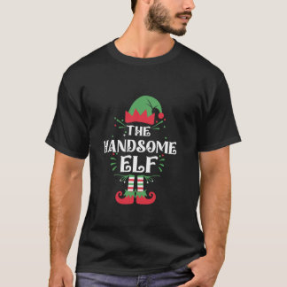 ハンサムおもしろいな小妖精や小人ファミリーマッチンググループChris Tシャツ
