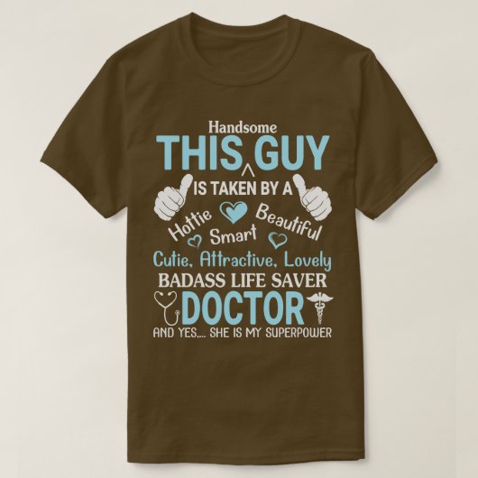 ハンサムこの男は悪い救世主に連れて行かれる Tシャツ (デザイン正面)