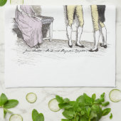 ハンサムではない、ジェーン·オーステン·プライド&偏見 キッチンタオル (折り畳み)