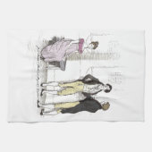 ハンサムではない、ジェーン·オーステン·プライド&偏見 キッチンタオル (横)