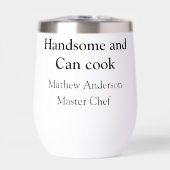 ハンサムで缶調理師名主シェフ日付を追加 (正面)