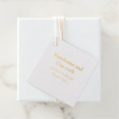 ハンサムで缶調理師名主シェフ日付を追加 フェイバータグ (箱)