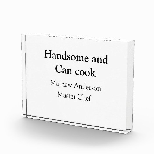 ハンサムで缶調理師名主シェフ日付を追加 フォトブロック (右)