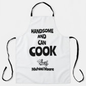 ハンサムで缶調理師 エプロン (正面)