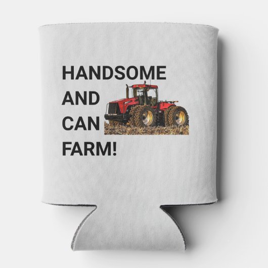 ハンサムで缶農用トラクター機器おもしろい 缶クーラー (裏面)