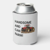 ハンサムで缶農用トラクター機器おもしろい 缶クーラー (缶裏面)